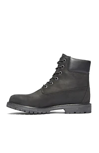 Timberland Women's Black Premium 6inch Lace-Up Waterproof Boots