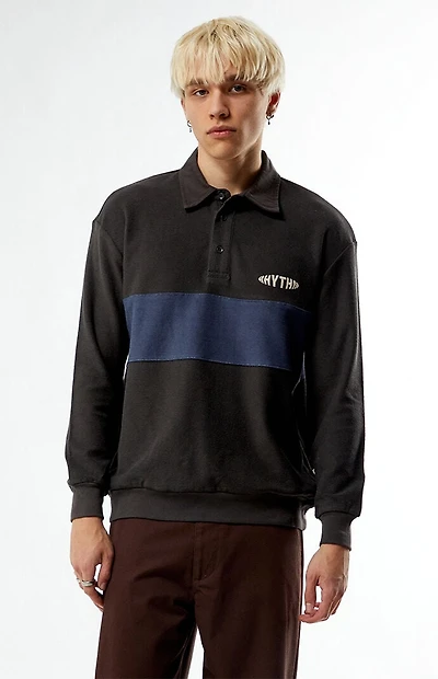 Rhythm Terry Vintage Long Sleeve Rugby Shirt
