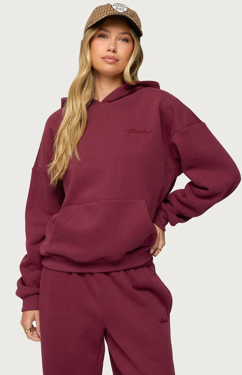 Edikted Basic Girl Oversized Hoodie
