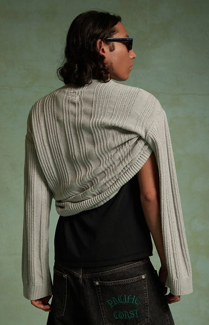FIELD OF STUDY by Pacsun Tonal Stripe Long Sleeve Sweater