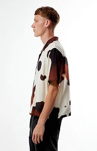 Pacsun Cowhide Oversized Camp Shirt