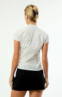 Beverly and Beck Sabrina Button Up Polo Shirt