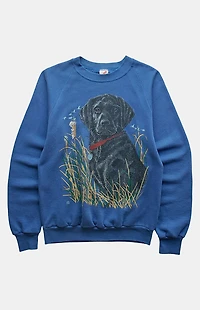 PS VINTAGE '90s Black Lab Crew Neck Sweatshirt