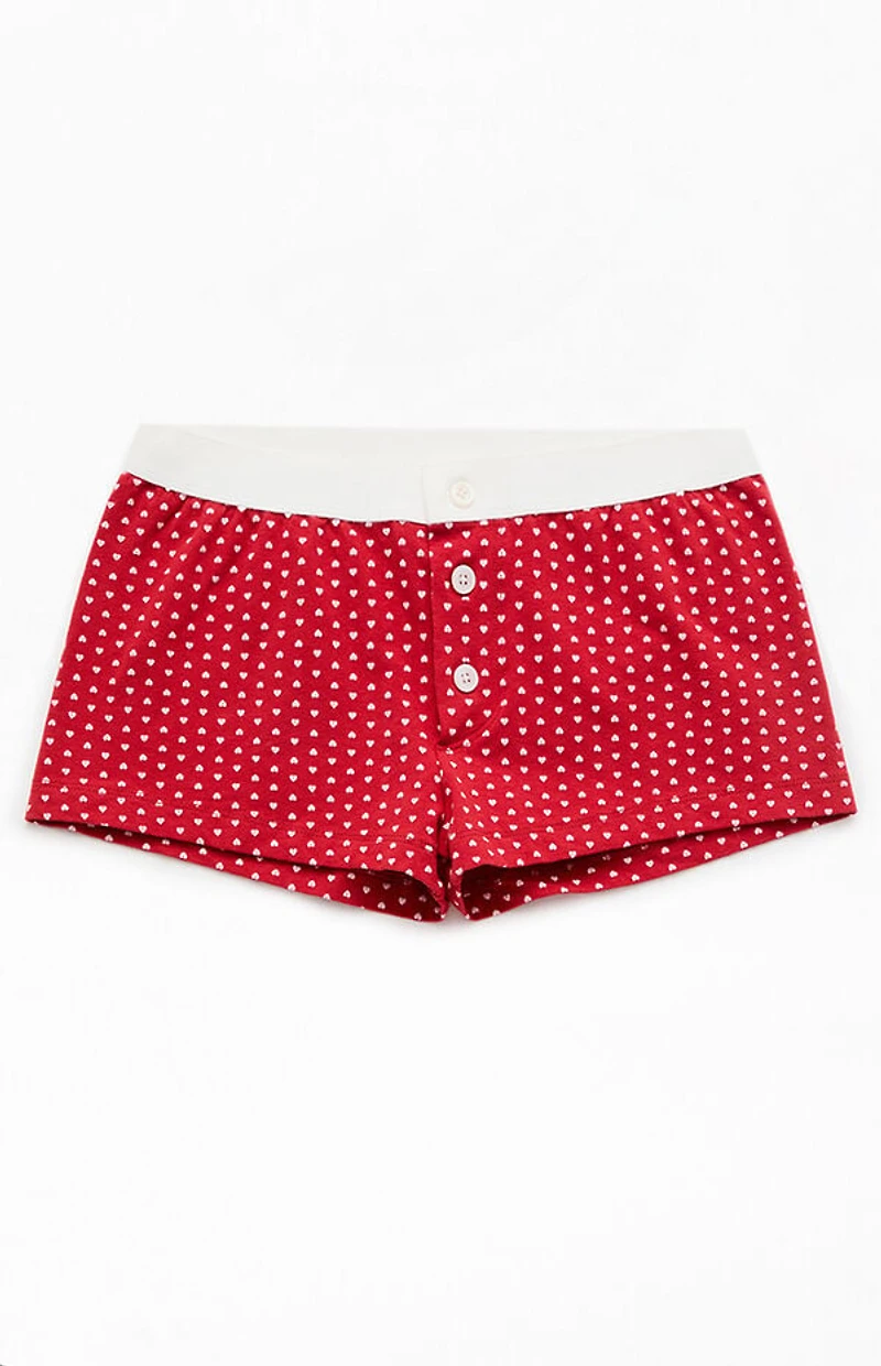 John Galt Heart Pajama Boyshorts