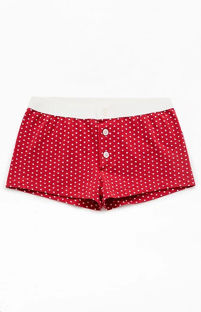 John Galt Heart Pajama Boyshorts