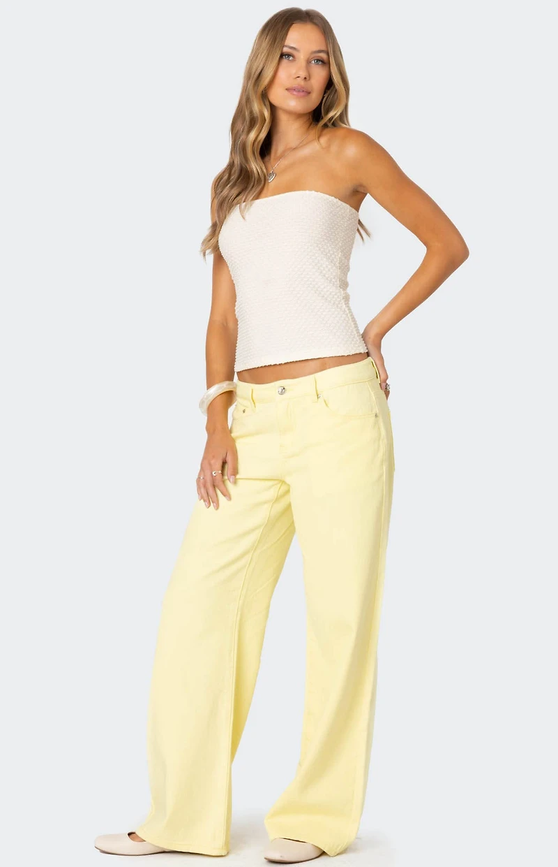 Edikted Albina Textured Tube Top