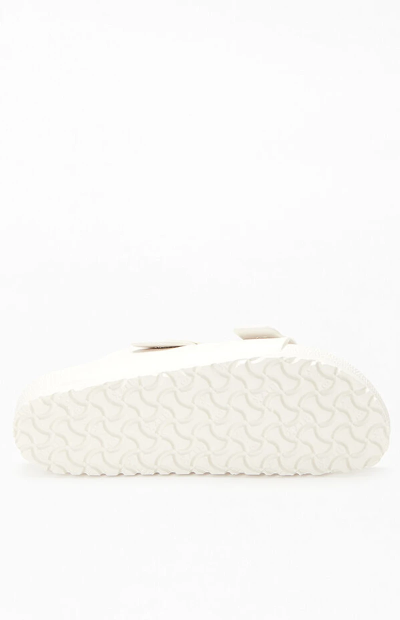 Birkenstock Women's Arizona Essentials Slide Sandal Eggshell