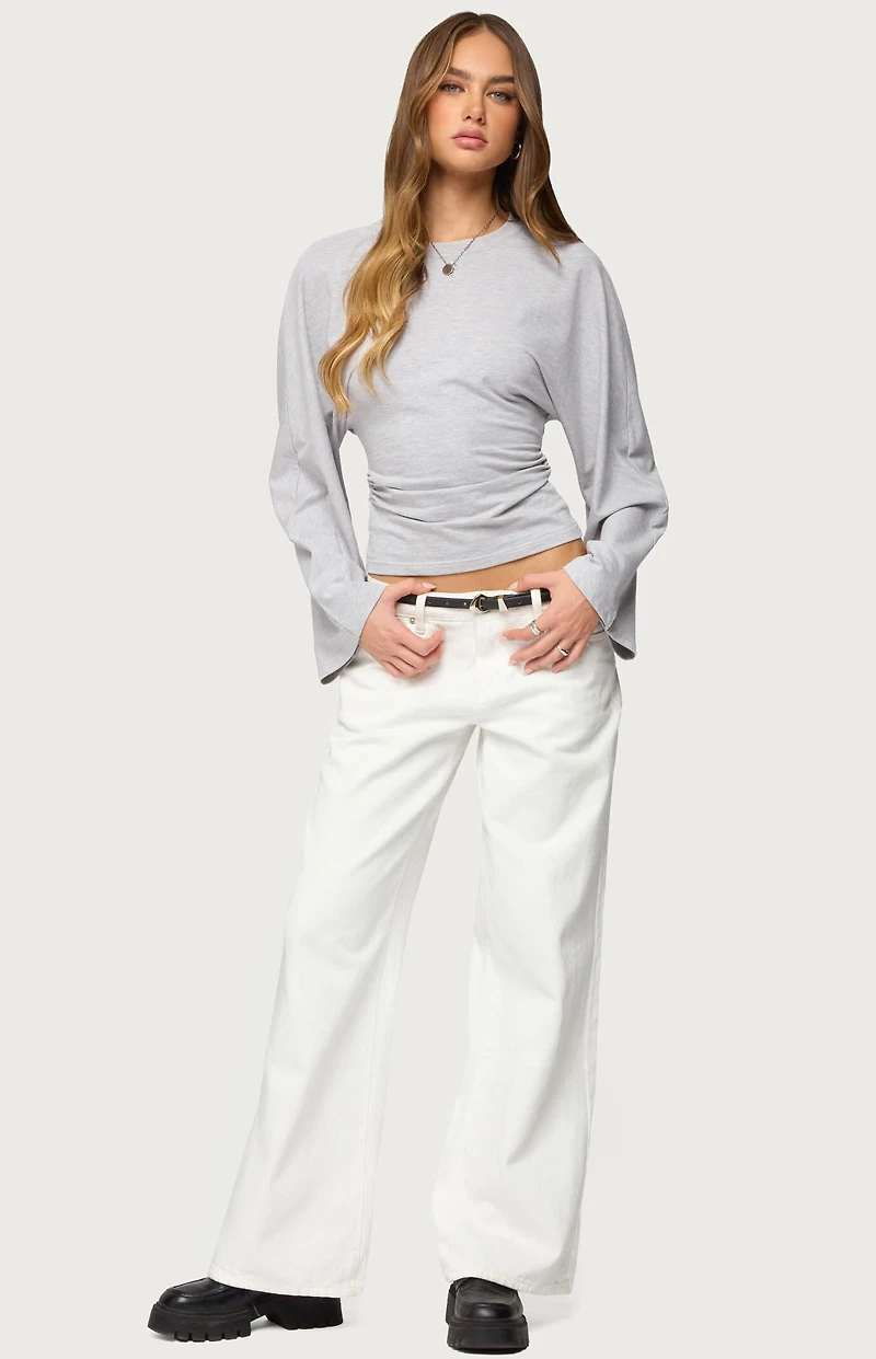 Edikted Charlisa Cinched Waist Top