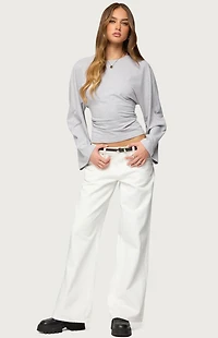 Edikted Charlisa Cinched Waist Top