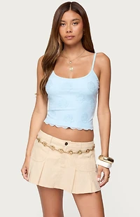 Edikted Clarence Beaded Tank Top