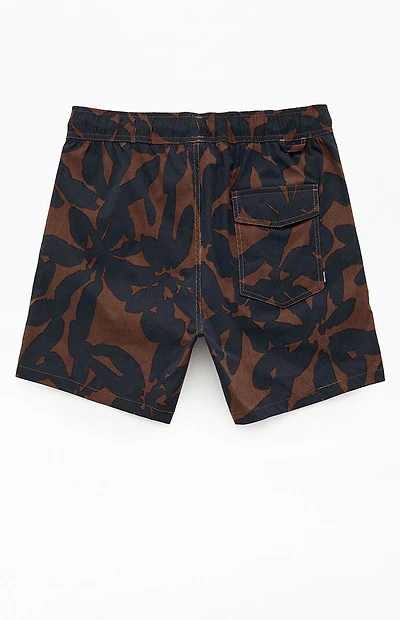 Brixton Floral Everyday Stretch Hybrid 5.5" Swim Trunks