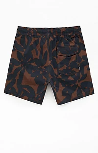 Brixton Floral Everyday Stretch Hybrid 5.5" Swim Trunks