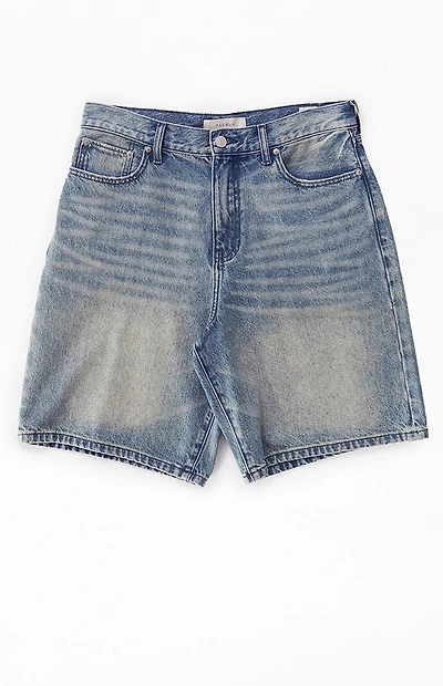 Pacsun Medium Indigo Tint Baggy Denim Shorts