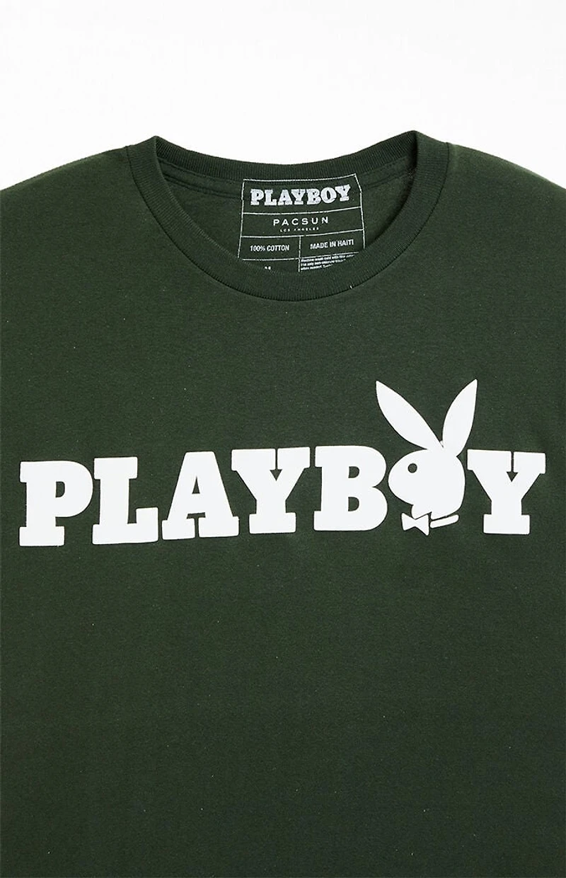 Playboy By PacSun Green OG Logo T-Shirt