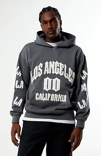 Pacsun Los Angeles Raw Applique Hoodie