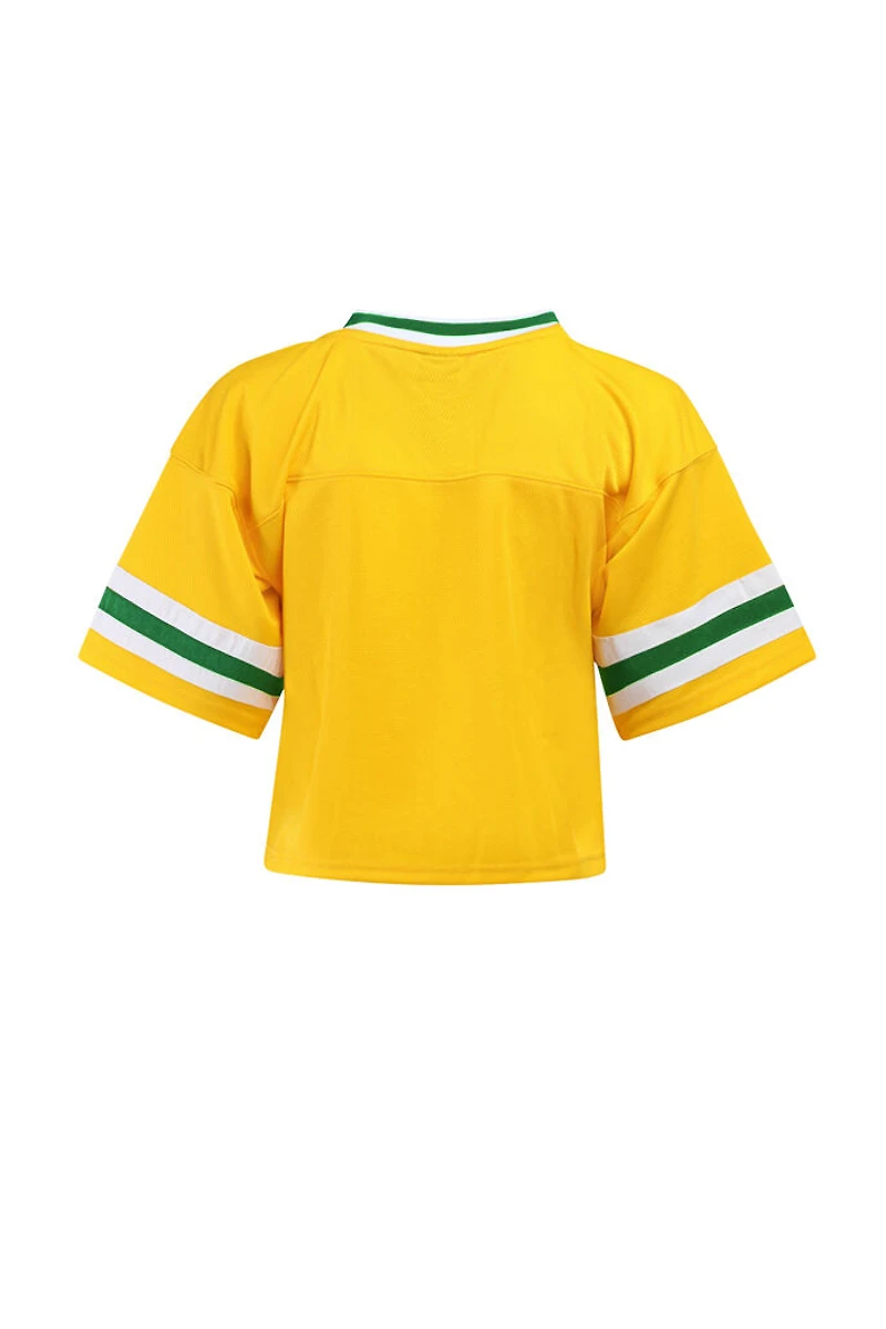 HYPE & VICE Oregon Ducks Cropped Football Jersey