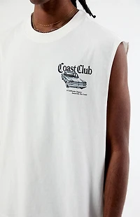 Pacsun Coast Club Cut Off Muscle T-Shirt