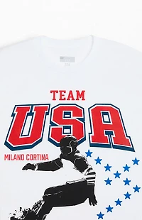 Olympics Milano Cortina Team USA Snowboarding Stars T-Shirt
