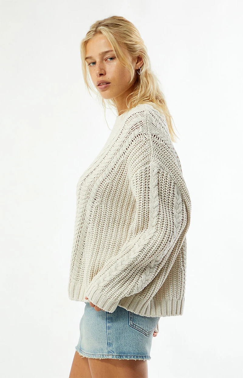 Your Favorite Magnolia Cable Knit Oversized Sweater