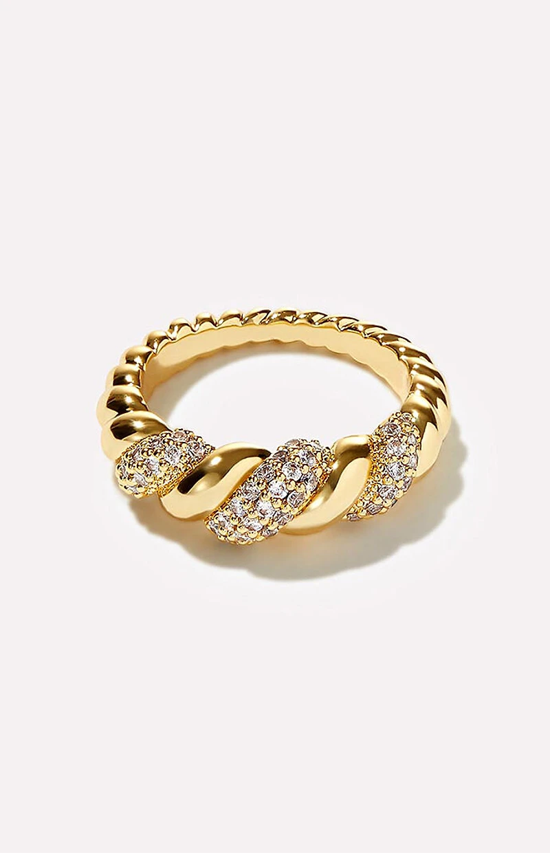 Ana Luisa Rope Pave Ring