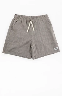 Rhythm Linen Stripe Fatigue Jam Shorts