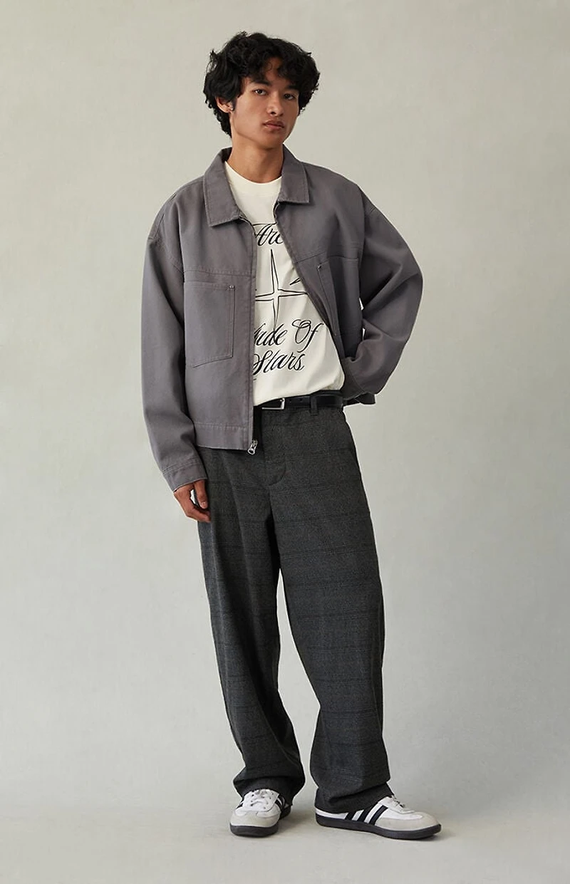 Pacsun Gray Baggy Trousers