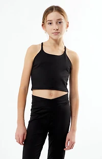 PAC 1980 Kids WHISPER Active Black Tank Top