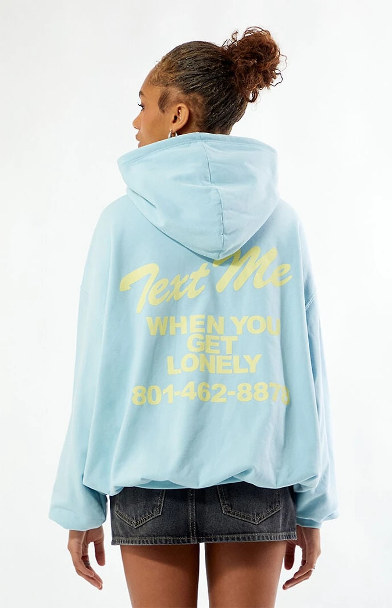 Lonely GHOST Text Me When You Get Hoodie