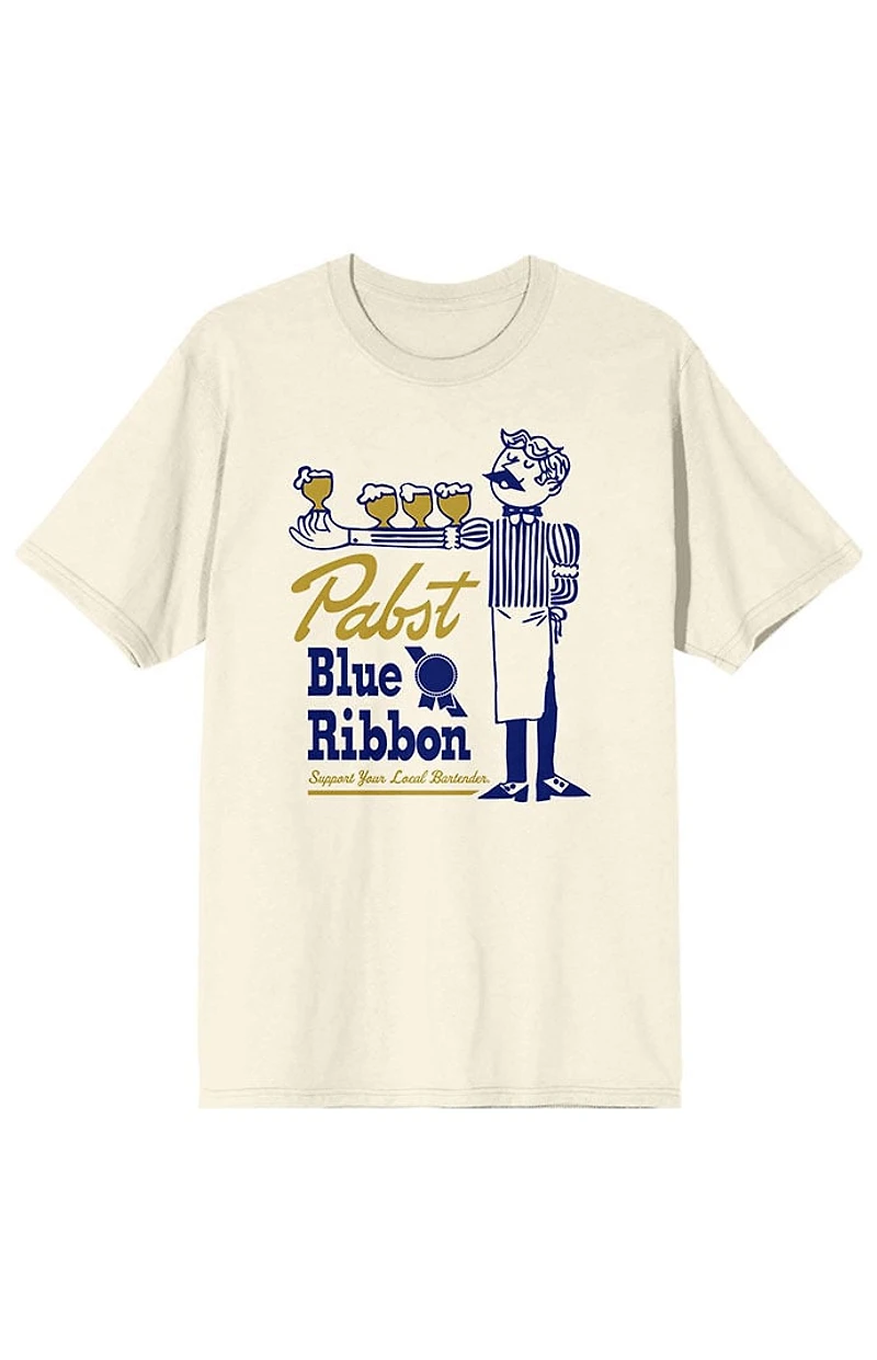 Pabst Blue Ribbon Bartender T-Shirt
