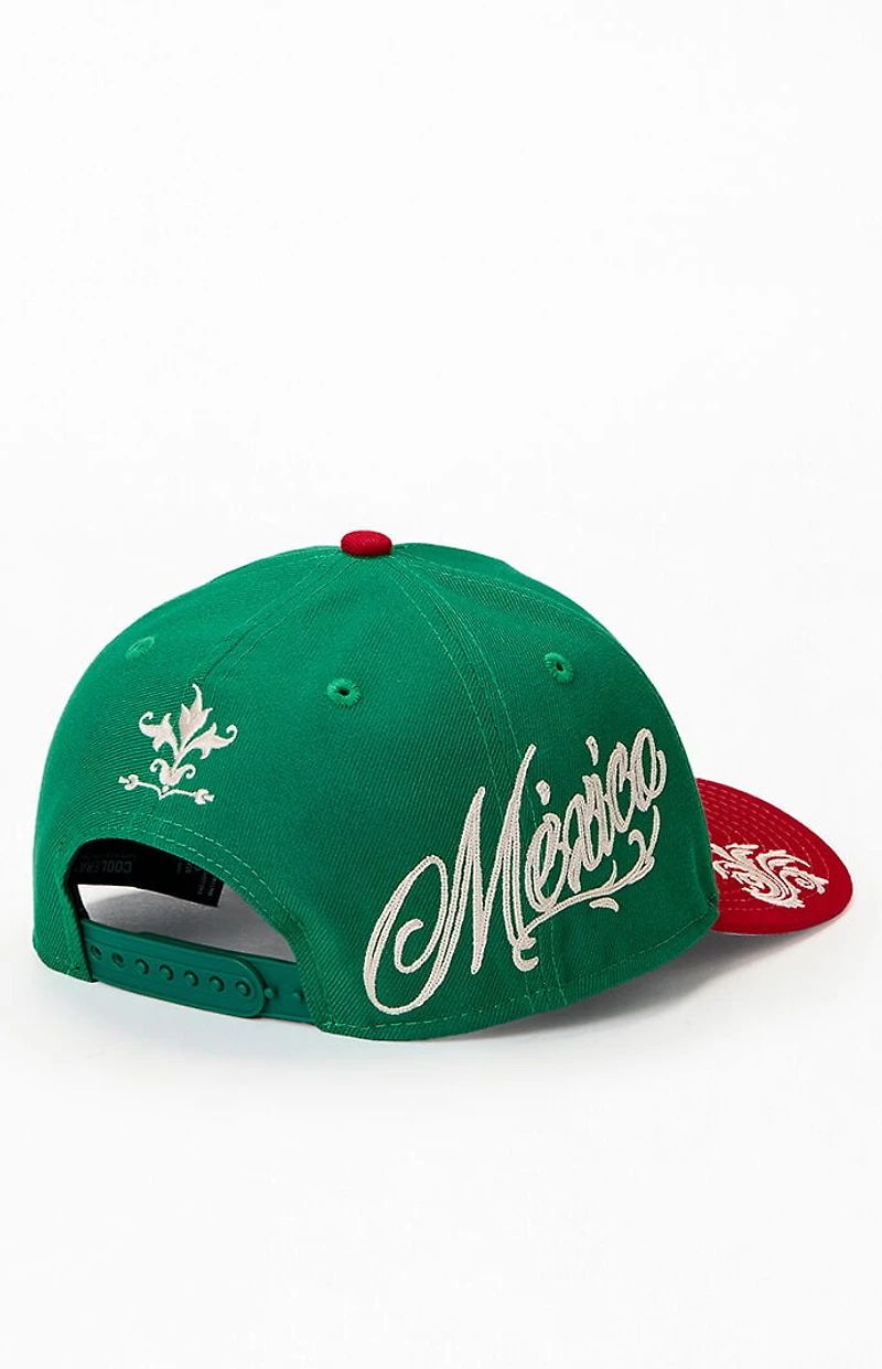 New Era Mexico 9FORTY A-Frame Wordmark Snapback Hat