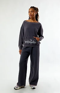 BUSCH LIGHT Contrast Stitch Baggy Sweatpants