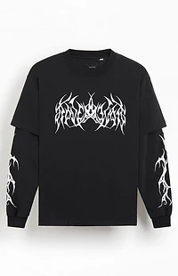 Pacsun Cyber 2fer Long Sleeve T-Shirt