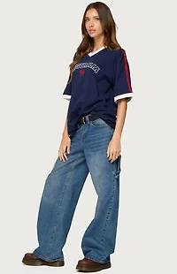 Edikted Australia 96 Contrast Oversize T-Shirt