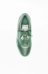 Reebok Green Classic Nylon Vintage Suede Shoes