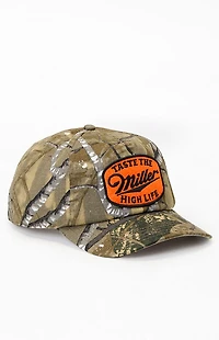 American Needle Miller High Life Camo Snapback Hat