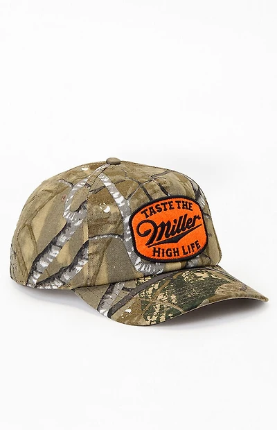 American Needle Miller High Life Camo Snapback Hat