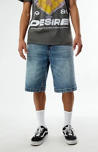True Religion Vinny SN Flap Ultra Baggy Denim Shorts
