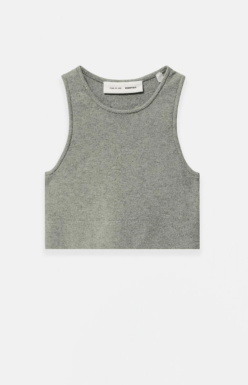 Fear of God ESSENTIALS Women's Concrete Heather Sport Knit Tank Top