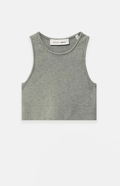 Fear of God ESSENTIALS Women's Concrete Heather Sport Knit Tank Top