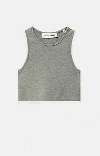 Fear of God ESSENTIALS Women's Concrete Heather Sport Knit Tank Top