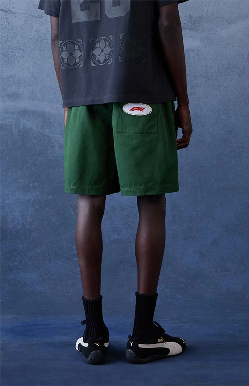 Formula 1 x Pacsun World Racing Poplin Shorts