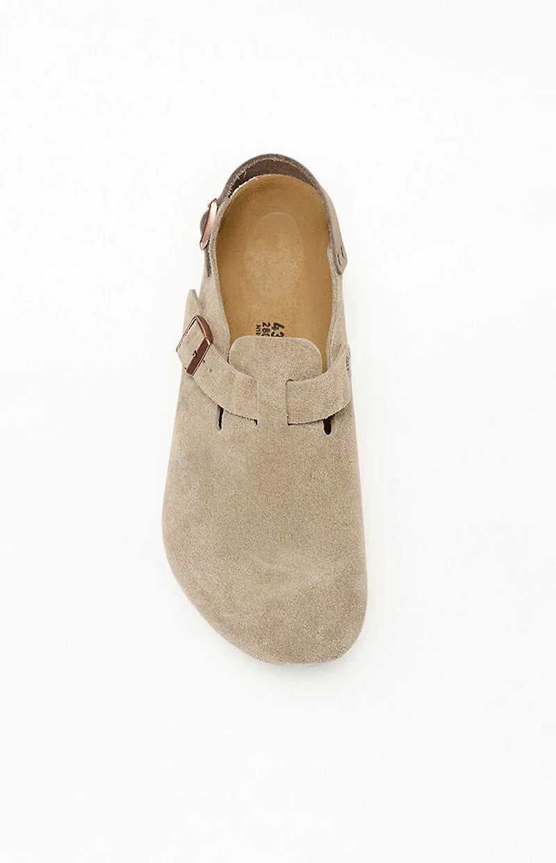 Birkenstock Tokio Suede Leather Clog Taupe