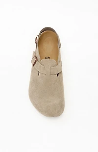 Birkenstock Tokio Suede Leather Clog Taupe