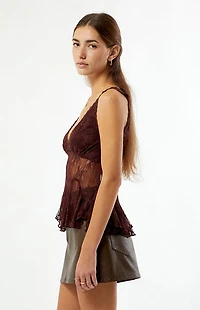 Beverly and Beck Romee Lace Tank Top