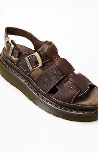 Dr Martens Women's Wrenile Open Toe Fisherman Platform Sandals