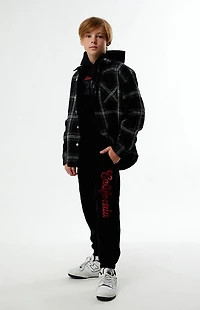 Pacsun Kids Black California Jogger Sweatpants