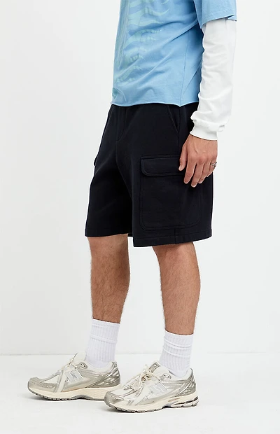 Pacsun Shawn Fleece Baggy Cargo Sweat Shorts