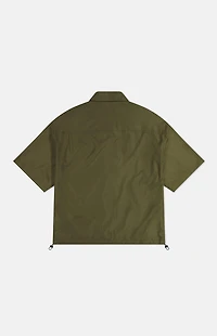 WeSC America Inc Olive Open Wind Nylon Shirt