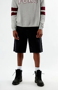 FORD Black Baggy Denim Shorts
