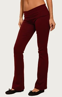 Edikted Ivanne Foldover Flared Pants